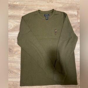 Polo by Ralph Lauren Men's Long Sleeve in Forest Green